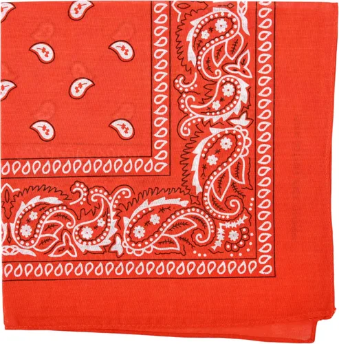Vista 22 de Motique Accessories Bandana de algodón de 22 pulgadas con estampado cachemira
