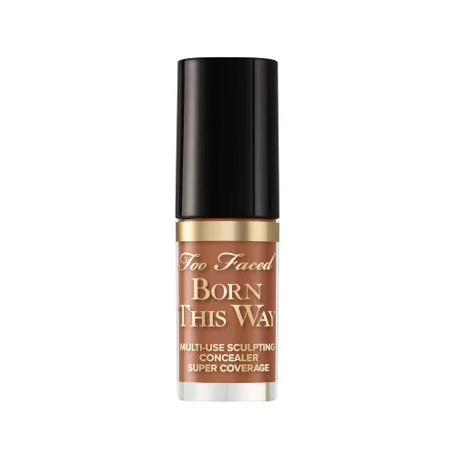 Vista 14 de Too Faced Born This Way Super Coverage Multi-Use Concealer Full-Coverage Hydrating Concealer for Dark Circles & Blemishes with Natural Finish