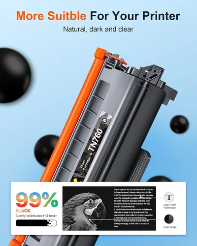Vista 4 de E-Z Ink Pro TN-760 TN760 Tóner para impresora Brother, reemplazo para Brother TN760 TN730 TN-730 para usar con HL-L2350DW HL-L2395DW HL-L2390DW