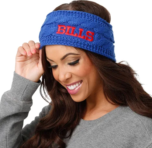 Vista 10 de FOCO Diadema de moda para mujer con logotipo de equipo de la NFL Gradiente impreso.
