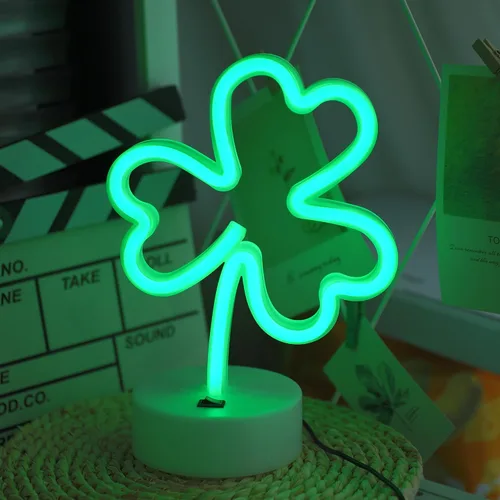 Vista 10 de BAILEY Letrero de neón de orejas de conejo, luces LED de conejo de Pascua con base con soporte, USB o 3 pilas AA, luz de neón alimentada por batería