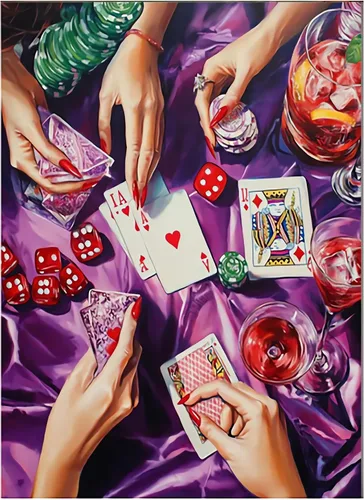 Vista 20 de KICHANG Juego de 4 piezas de pintura de diamante vintage rosa para adultos, kits de arte de diamantes 5D, diamantes redondos de taladro completo