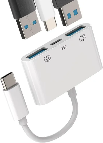 Vista 11 de Adaptador Lightning macho a USB hembra, cable OTG de sincronización de datos compatible con iPhone 13 11 12pro Max Mini XR X XS 8 7 SE Plus