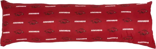 Vista 14 de College Covers Everything Comfy Nebraska Cornhuskers - Almohada corporal estampada, 20 x 60 pulgadas