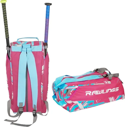 Vista 10 de Rawlings REMIX Duffel Equipment Bag T-Ball & Youth Baseball/Softball Multiple