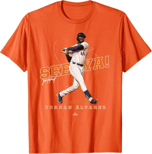 Vista 8 de See Ya! Camiseta Yordan Alvarez Houston MLBPA, Negro