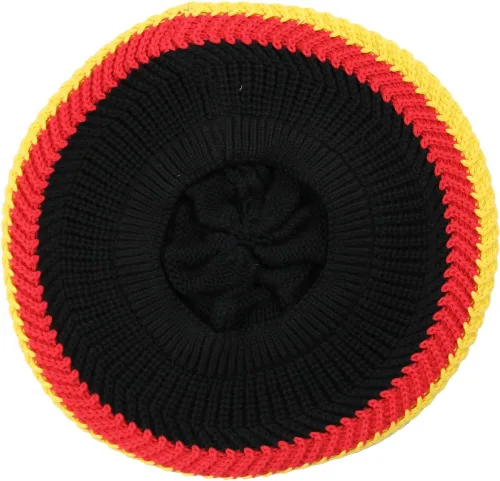 Vista 2 de RW Gorro Rasta clásico de algodón unisex