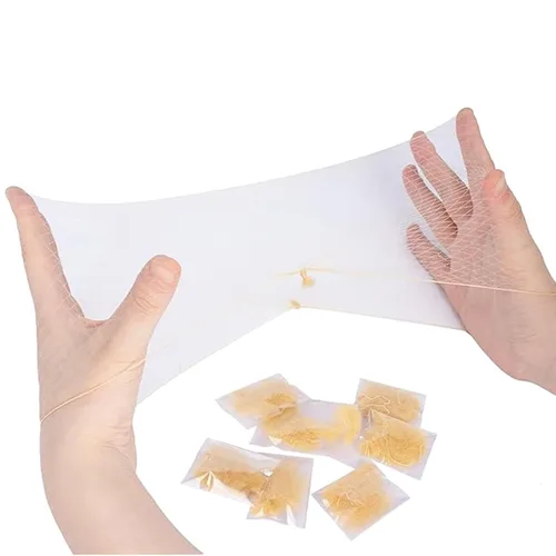 Vista 10 de WeKen 30 redes para el cabello, redes invisibles de 22 pulgadas para mujeres, redes de malla con borde elástico para servicio de alimentos, moño