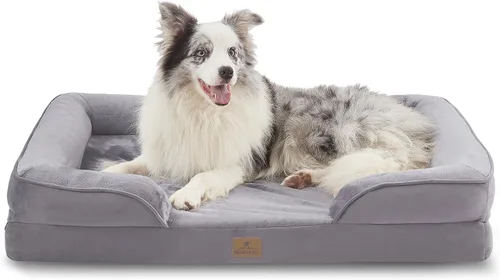 Vista 11 de Bedfolks - Cama ortopédica extra pequeña para perros, cama de sofá impermeable para perros pequeños y gatos, sofá de espuma en forma de huevo