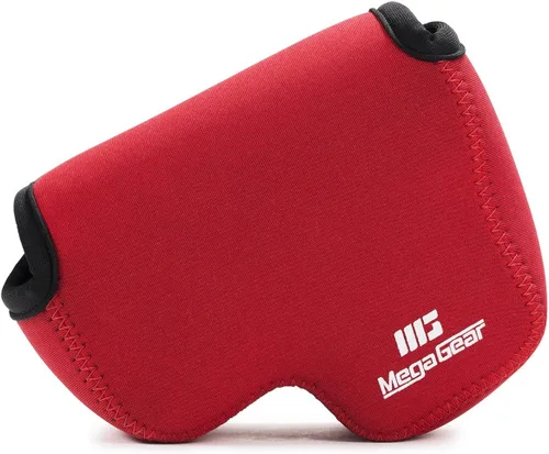 Vista 11 de MegaGear Nikon Coolpix L840 - Funda de neopreno para cámara, con mosquetón, color azul