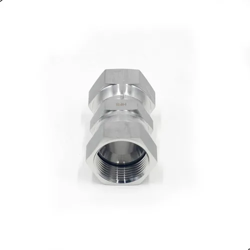Vista 2 de HFS(R) 1" Female JIC Swivel x 1" Female JIC Swivel Nut Union Stainless Steel 304
