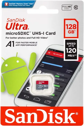 Vista 6 de SanDisk Tarjeta Ultra microSD UHS-I 64GB, 120MB/s R Negro
