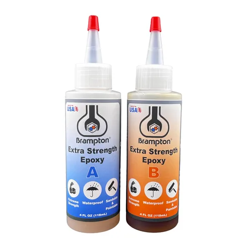 Vista 11 de Brampton Epoxi extra resistente, vida útil de 20 minutos, kit de pegamento epoxi impermeable de 2 partes para azulejos, metal, cerámica, vidrio