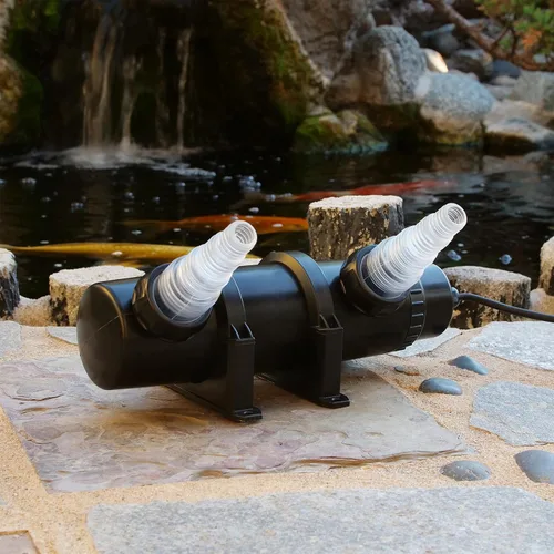 Vista 2 de Alpine Corporation PLUV1000 - Clarificador UV de 4 pulgadas de alto y 7 vatios diseñado para uso fuera del agua
