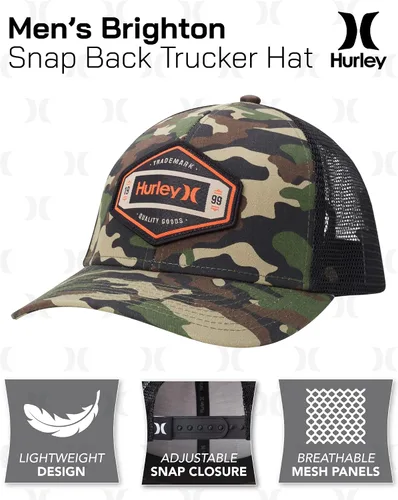 Vista 2 de Hurley Gorra para hombre - Brighton Snap Back Trucker Hat