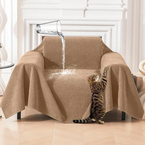 Vista 17 de Deep Dream Funda para Sillón Resistente a Arañazos de Gato, Funda Impermeable para Sofá para Perros, Protectores de Sofá Amigables con Mascotas