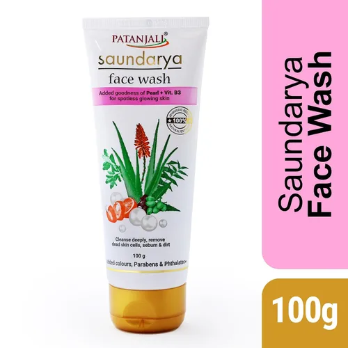 Vista 2 de patanjali Saundarya Face Wash, 3.53 oz (2)
