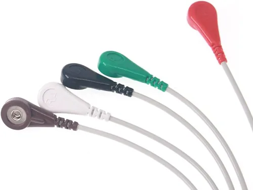 Vista 4 de Sinm Cable de botón a presión para grabadora, 10 unidades, cable de conexión, orificio tipo DIN 2.0 para enchufe de 0.059 in, cable de fecha