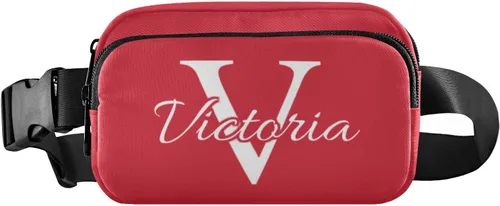 Vista 31 de Riñoneras personalizadas para mujeres y hombres, bolsa de cinturón personalizada con correa ajustable, riñoneras de moda, bolsa cruzada para la #01