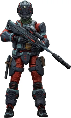 Vista 16 de Figura de acción JoyToy 1/25 Dark Source UNSC Sniper Foster Colección Modelo Regalos de Cumpleaños Jt01994