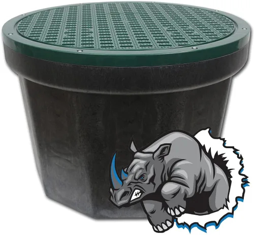 Vista 6 de Polylok Caja de distribución resistente Rhino de 24" (cubierta sólida)