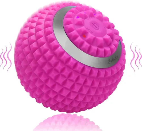 Vista 9 de Pelota de masaje vibratoria, rodillo de masaje de yoga de alta intensidad de 4 velocidades, alivia la tensión muscular, bolas de masaje de presión