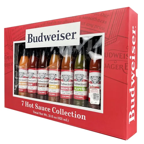 Vista 3 de Marketplace Brands - Colección Budweiser Hot Sauce 7 CT. 3fl oz/ea