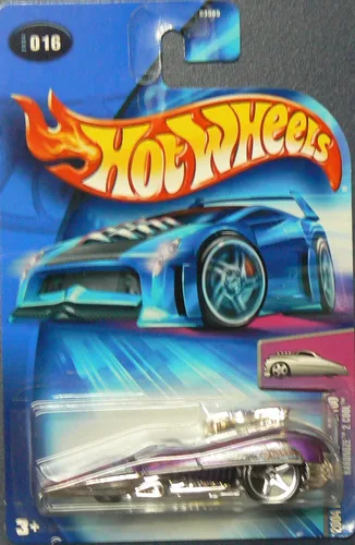 Vista 2 de Mattel Hot Wheels 2004 Blings 1:64 Escala 1:64 Purple Hardnoze 2 Cool Caddy Die Cast Car #016