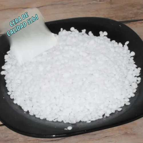 Vista 2 de Perlas de cera de parafina de uso general 5 lb - Cera a granel para hacer velas, envasado, impermeabilización, proyectos de bricolaje
