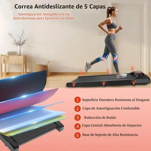 Vista 6 de Maicifi Walking Treadmill Pad with Incline - 2.5HP Low Noise Under Desk Treadmill,Walking Portable Pad with Handle Bar, 3 in 1 for Home, Remote