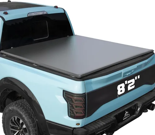 Vista 12 de Cubierta para cama de camioneta plegable dura compatible con Ford Super Duty 6.8 pies de caja estándar, 1999-2025 F250 F350 F-250 F-350
