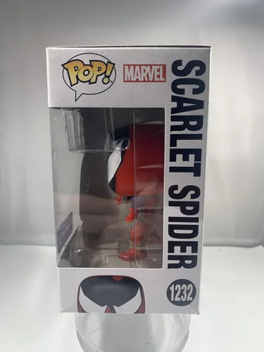 Vista 2 de Funko Spider-Man Scarlet Spider Pop! Figura coleccionable de vinilo Bobble-Head - Edición limitada exclusiva