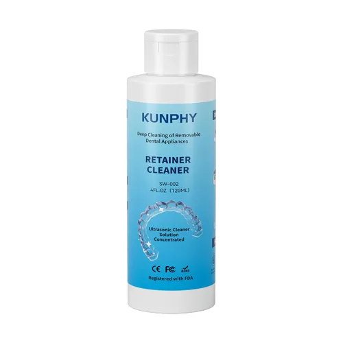 Vista 13 de Solución de limpiador ultrasónico para limpiador ultrasónico de dentaduras: limpieza profesional de retenedores, alineadores invisibles, protectores