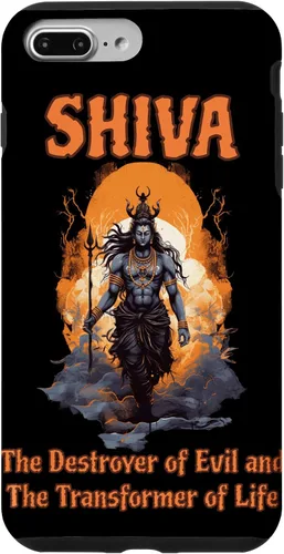 Vista 12 de Lord Shiva Destroyer Transformer Hindu God Spiritual Hippie Case for iPhone 16