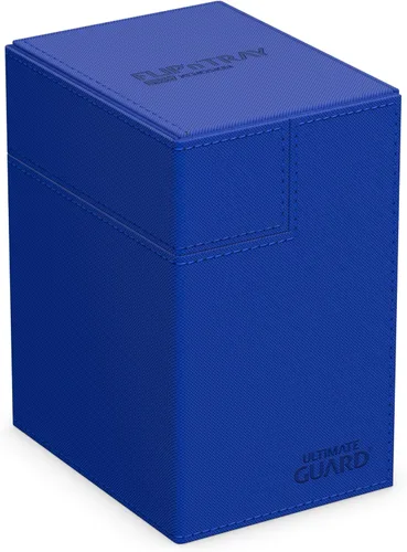Vista 16 de Estuche Ultimate Guard Flip'n'Tray 100+, para 100 cartas con fundas dobles de TCG + bandeja para dados, negro, cierre magnético independiente