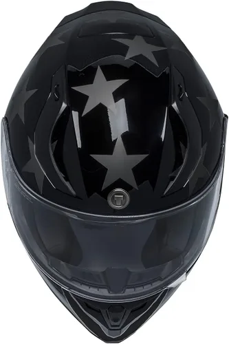 Vista 4 de TORC Estilo de casco integral unisex para adultos