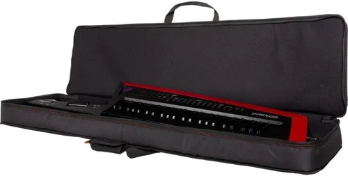 Vista 2 de Roland AX-EDGE Bolsa De Teclado Con Correas De Mochila - Negro (CB-BAX)