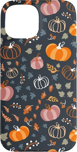 Vista 6 de iPhone 13 Otoño Hojas Caídas Calabaza Cosecha de Especias Feliz Otoño