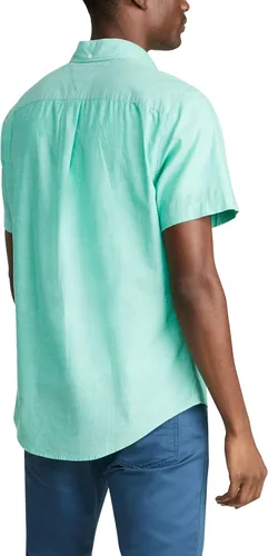 Vista 2 de Tommy Hilfiger Men's Short Sleeve Casual Button Down Shirt in Custom Fit