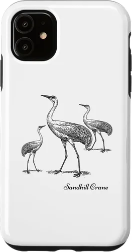 Vista 8 de Sandhill Crane Bird Ornithology Case for iPhone 17
