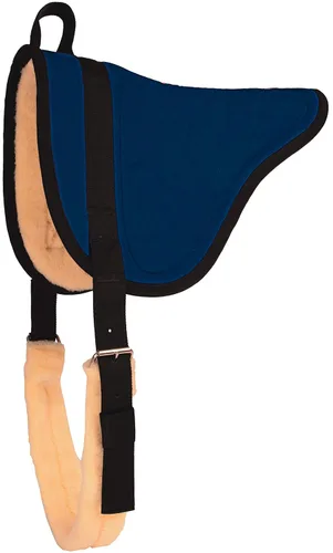 Vista 2 de Mustang Microsuede Bareback - Almohadillas para montar caballo, azul marino