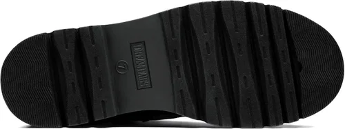 Vista 5 de DREAM PAIRS Botas de combate Chelsea con plataforma para mujer, con cordones y suela de hebilla