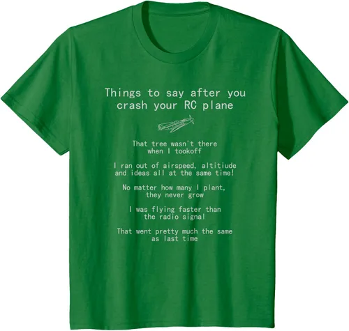 Vista 48 de Cosas que decir cuando te estrellas con tu camiseta RC Plane hobby