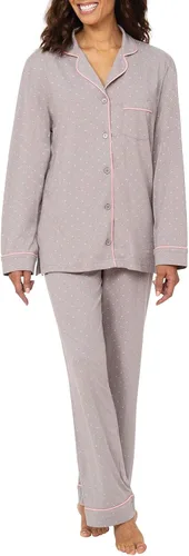 Vista 34 de PajamaGram Conjunto de pijama para mujer – Pijama para mujer, jersey novio, 100% algodón