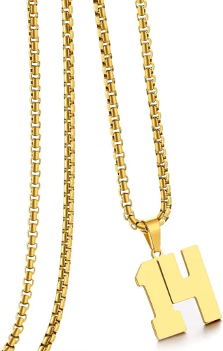 Vista 129 de Collar de Número Dorado para Hombre, Cadena de Acero Inoxidable con Colgante de Número para Atletas, Joyería Deportiva Personalizada para Niños