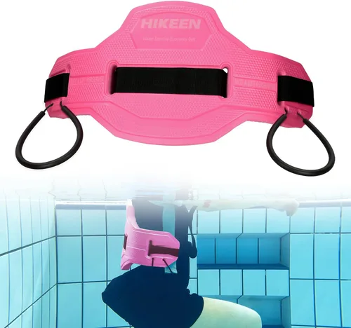 Vista 7 de Cinturón flotante para natación, aeróbicos acuáticos con correas de fijación, cinturón de flotación para piscina, fitness y terapia de entrenamiento