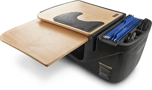 Vista 3 de Escritorio AutoExec GripMaster para automóvil, computadora para coche (acabado antiguo)., talla única , Birch