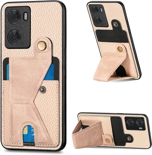 Vista 224 de Funda para Oppo K10x / OnePlus Nord CE 2 Lite 5G Funda para Realme 9 5G / 9 Pro / Q5 / V25 Funda de piel sintética con ranuras para tarjetas