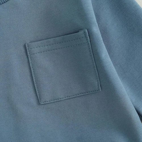 Vista 6 de ZAXARRA Conjunto de 2 piezas de sudadera de manga larga con cuello redondo y pantalones largos para bebé niño