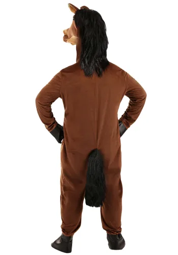 Vista 2 de Disfraz de Caballo Talla Grande para Adultos Multicolor